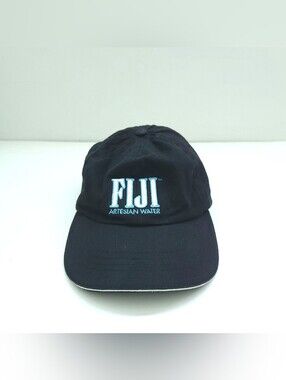 Vintage Fiji Artesian Water Hat Cap Fiji Label Strap Back Rare
